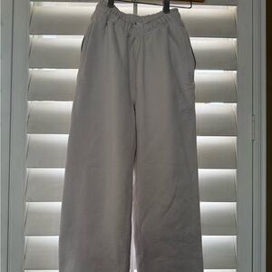 Nike Cuffed Sweat Pants - Beige